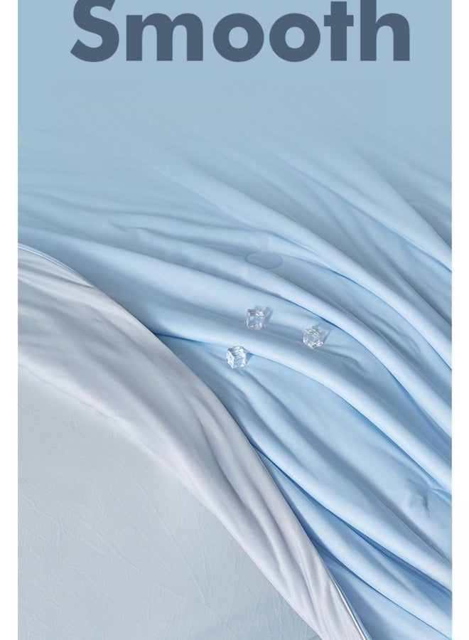 بطانية الصيف | مضادة للبكتيريا من الدرجة A، مستوى الأم والطفل بحرير بارد | قابلة للغسيل بالآلة، 200×230 سم - Image 3